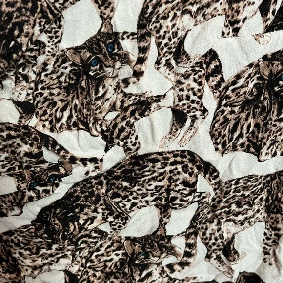 H&M Leopard Print Dress with Long Sleeves - Picture 2 of 3